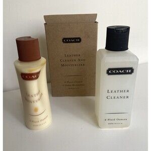 COACH Vintage Leather Cleaner & Moisturizer Kit Combo Set (6 oz, 4 oz)